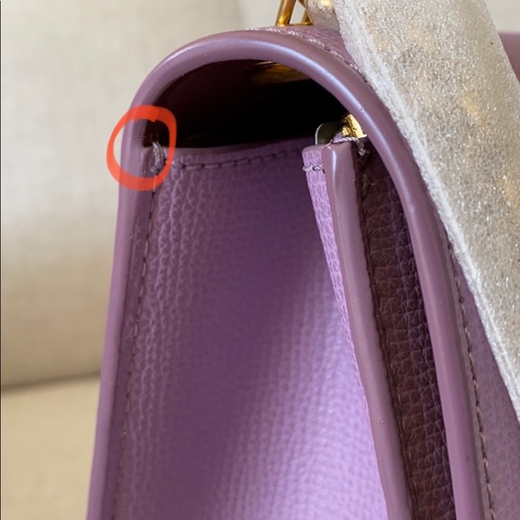 Mulberry Darley in Lilac Cross Grain Leather - Picture 10 of 13